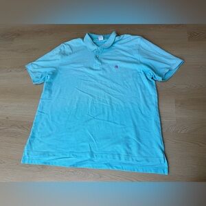 Brooks Brothers 346 Men’s Polo Shirt XXL Blue Cotton Original Fit Logo